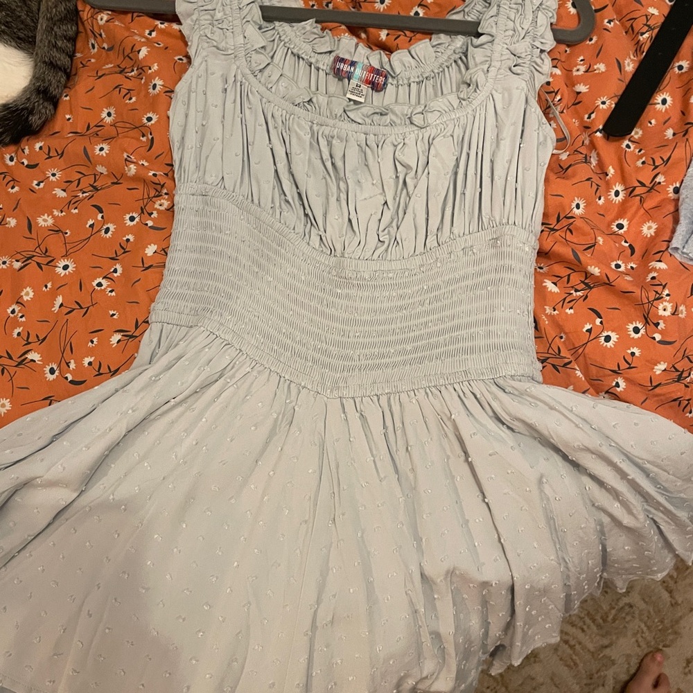Urban Outfitters Light Blue Textured Top